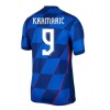 Virallinen Fanipaita Kroatia Kramaric 9 Vieraspelipaita Euro 2024 - Miesten